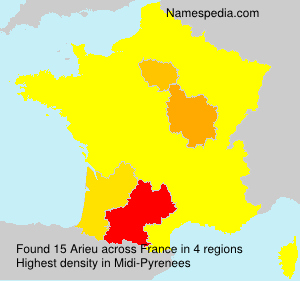 Surname Arieu in France Surname Arieu in France