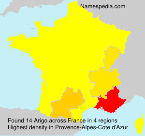 Surname Arigo in France Surname Arigo in France