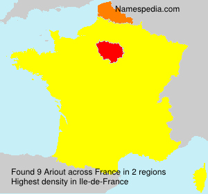 Surname Ariout in France Surname Ariout in France