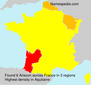 Surname Ariscon in France Surname Ariscon in France