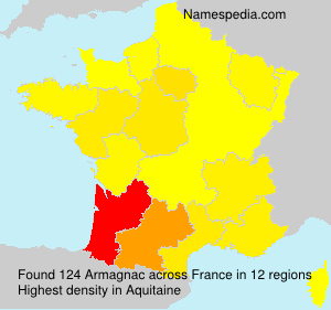 Surname Armagnac in France Surname Armagnac in France