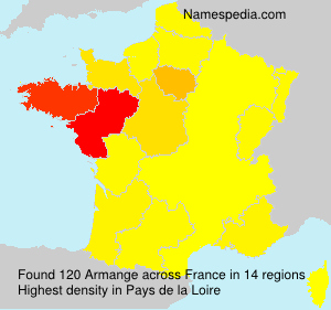 Surname Armange in France Surname Armange in France