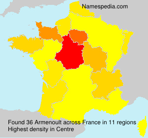 Surname Armenoult in France