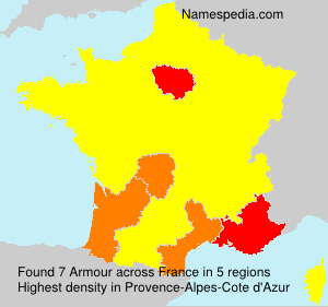 Surname Armour in France Surname Armour in France