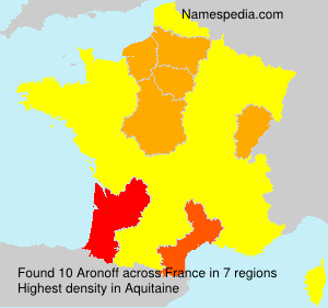 Surname Aronoff in France Surname Aronoff in France
