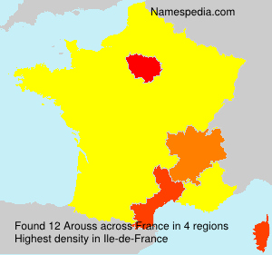 Surname Arouss in France Surname Arouss in France