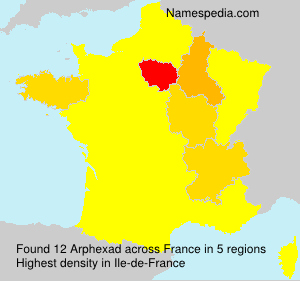 Surname Arphexad in France Surname Arphexad in France