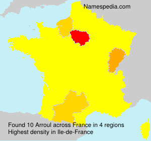 Surname Arroul in France Surname Arroul in France