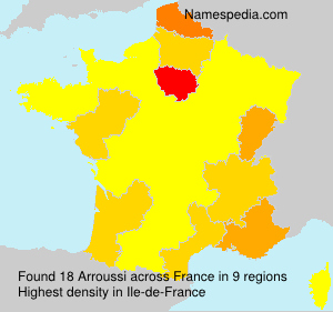 Surname Arroussi in France