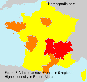 Surname Artacho in France Surname Artacho in France
