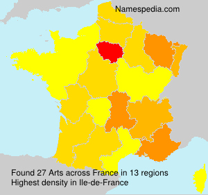 Surname Arts in France Surname Arts in France