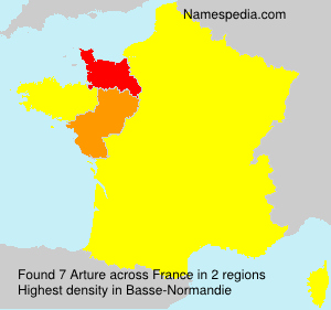 Surname Arture in France Surname Arture in France