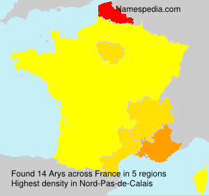 Surname Arys in France Surname Arys in France