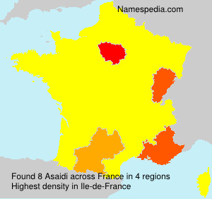 Surname Asaidi in France Surname Asaidi in France