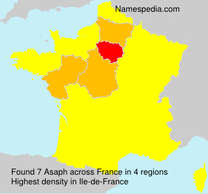 Surname Asaph in France Surname Asaph in France