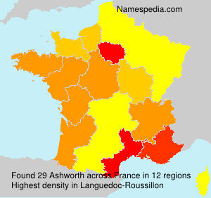Surname Ashworth in France Surname Ashworth in France