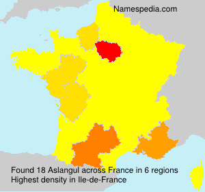 Surname Aslangul in France Surname Aslangul in France