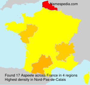 Surname Aspeele in France Surname Aspeele in France