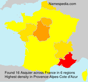 Surname Asquier in France Surname Asquier in France