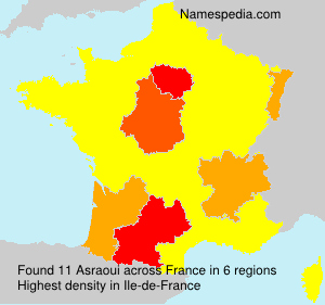 Surname Asraoui in France Surname Asraoui in France