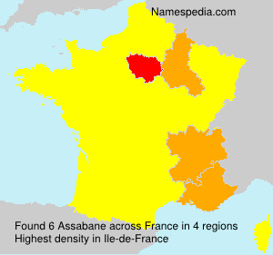 Surname Assabane in France Surname Assabane in France