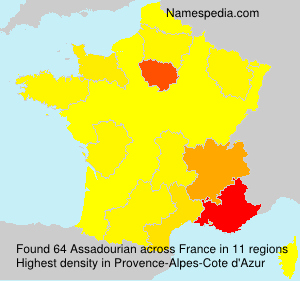 Surname Assadourian in France Surname Assadourian in France