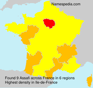 Surname Assafi in France Surname Assafi in France