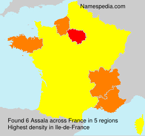 Surname Assala in France Surname Assala in France