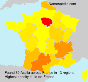 Surname Assila in France Surname Assila in France