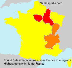 Surname Assimacopoulos in France Surname Assimacopoulos in France