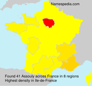 Surname Assouly in France Surname Assouly in France