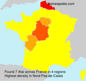 Surname Atai in France