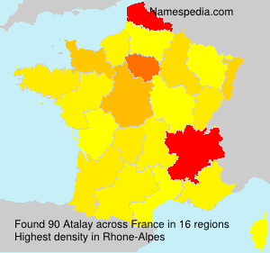 Surname Atalay in France Surname Atalay in France