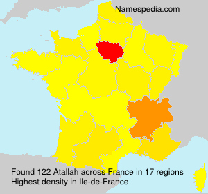 Surname Atallah in France Surname Atallah in France