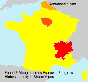 Surname Ataoglu in France Surname Ataoglu in France