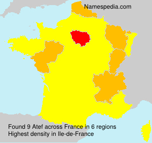 Surname Atef in France Surname Atef in France
