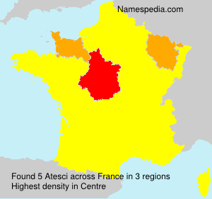 Surname Atesci in France