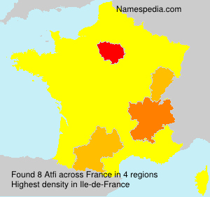 Surname Atfi in France Surname Atfi in France