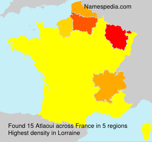 Surname Atlaoui in France Surname Atlaoui in France