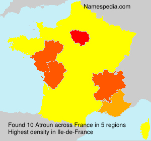 Surname Atroun in France Surname Atroun in France