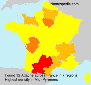 Surname Attache in France Surname Attache in France