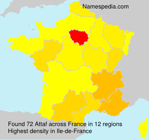 Surname Attaf in France Surname Attaf in France