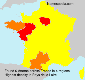 Surname Attama in France Surname Attama in France