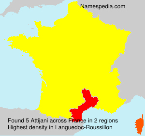 Surname Attijani in France Surname Attijani in France