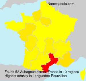 Surname Aubagnac in France Surname Aubagnac in France