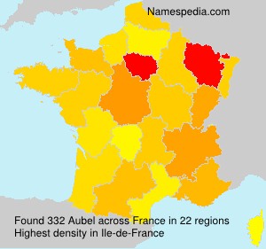 Surname Aubel in France Surname Aubel in France