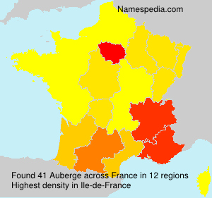 Surname Auberge in France Surname Auberge in France