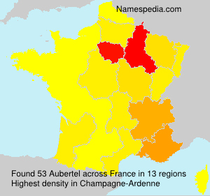 Surname Aubertel in France Surname Aubertel in France