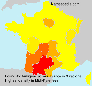 Surname Aubignac in France Surname Aubignac in France