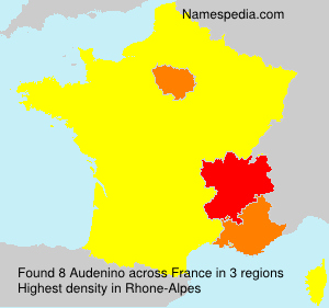 Surname Audenino in France Surname Audenino in France